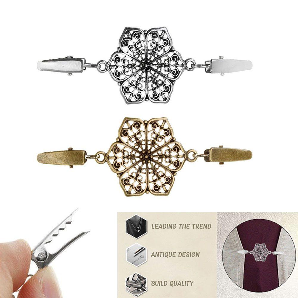 Fashion Winter Shirt Collar Retro Duck Clip Clasps Sweater Blouse Pin Cardigan Clip Shawl Brooch