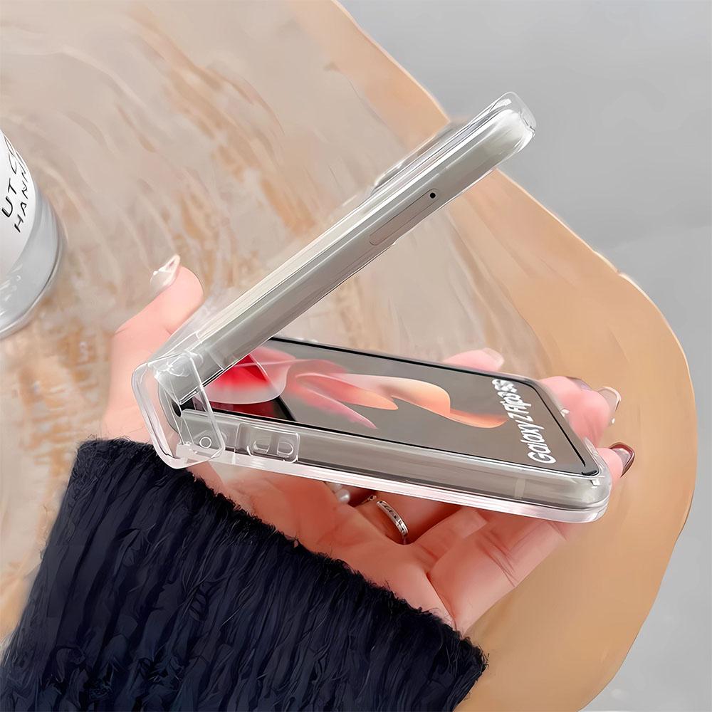 Чехол для телефона 'Стрекоза на цветке' для Samsung Z Flip 3 4 5 6 F711 Чехлы Funda для Samsung Z FLIP 3 4 5 6 Чехол-бампер Funda Coque