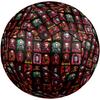 Halloween horror Theme Size 5 Soccer Ball, Suitable for Both Indoor and Outdoor Matches, a Gift Suitable for Everyone.