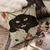 Funny Japanese Woman Yelling At Cat Doge Cushion Cover Car Throw Pillow Case For Sofa Car Christmas Gift 40x40cm 45x45cm