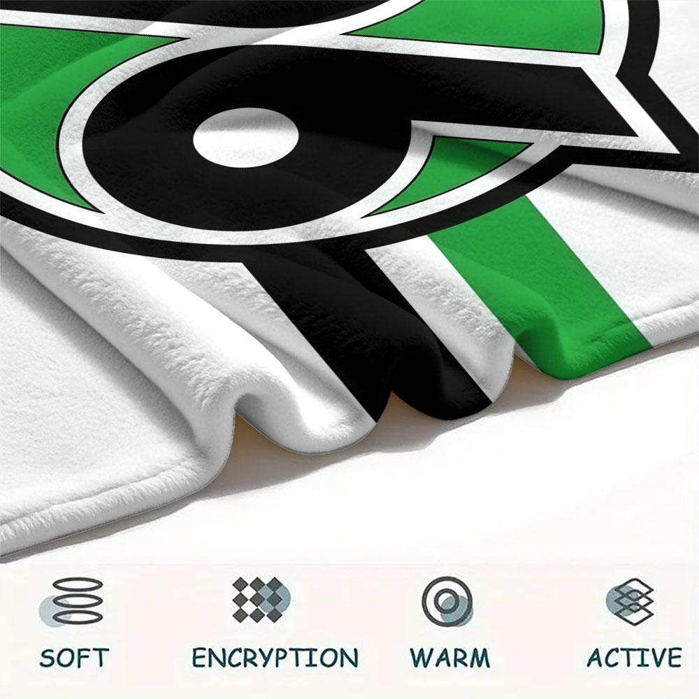 Hannover 96 Printed Flannel Blanket, soft throw for bedroom sofa, washable, Christmas present, great gift.
