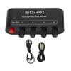 4 In 1 Out Mic Mixer 3.5mm Stereo Small Portable Condenser Microphone Mixer Extender for Headphone