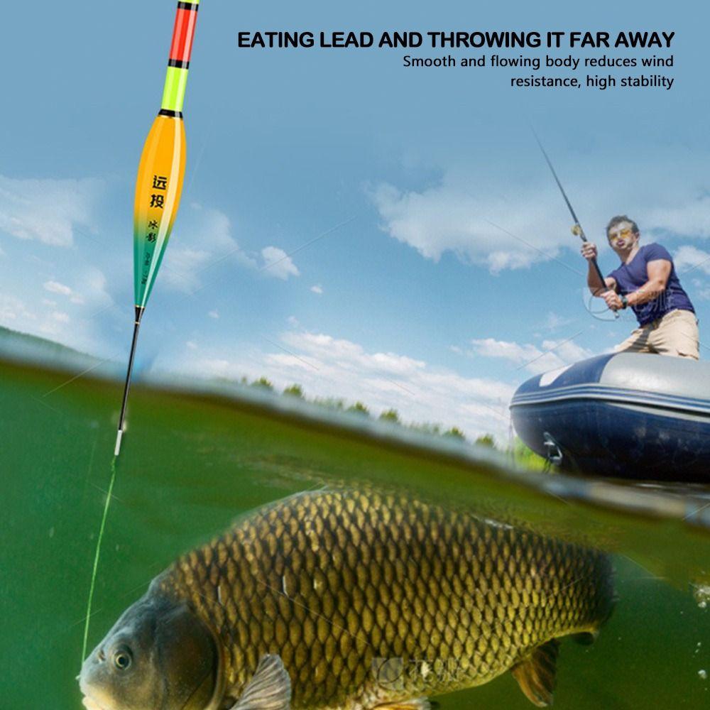 Электронный рыболовный поплавок с длинным килем, вес 4-5 г, ночной рыболовный буй, поплавок для ловли в проводку