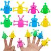 TPR Animal Soft Rubber Finger Puppet Monster with Expressions