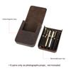 Handmade Fountain Pen Case Leather for Men Women Holder Pouch Retro Box Organizer Boys Girls School