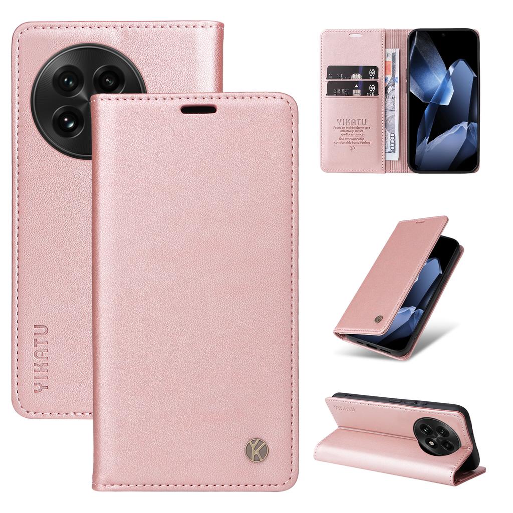 Для OnePlus 13 чехол-кошелек YIKATU YK-001 чехол для телефона из искусственной кожи с подставкой