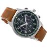 Citizen Мужские часы Eco-Drive Chronograph с кожаным ремешком и зеленым циферблатом CA4420-21X 100M