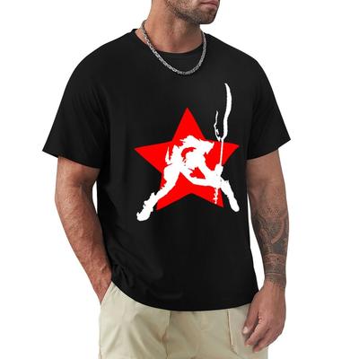 Red Star Stage Tshirt Streetwear Print Tee Shirt
