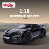Майсто 1:18 Porsche 911 GT3 Lamborghini V12 Симуляция Сплав Литой Модель автомобиля Игрушки Украшения Спорткар Подарок Коллекция