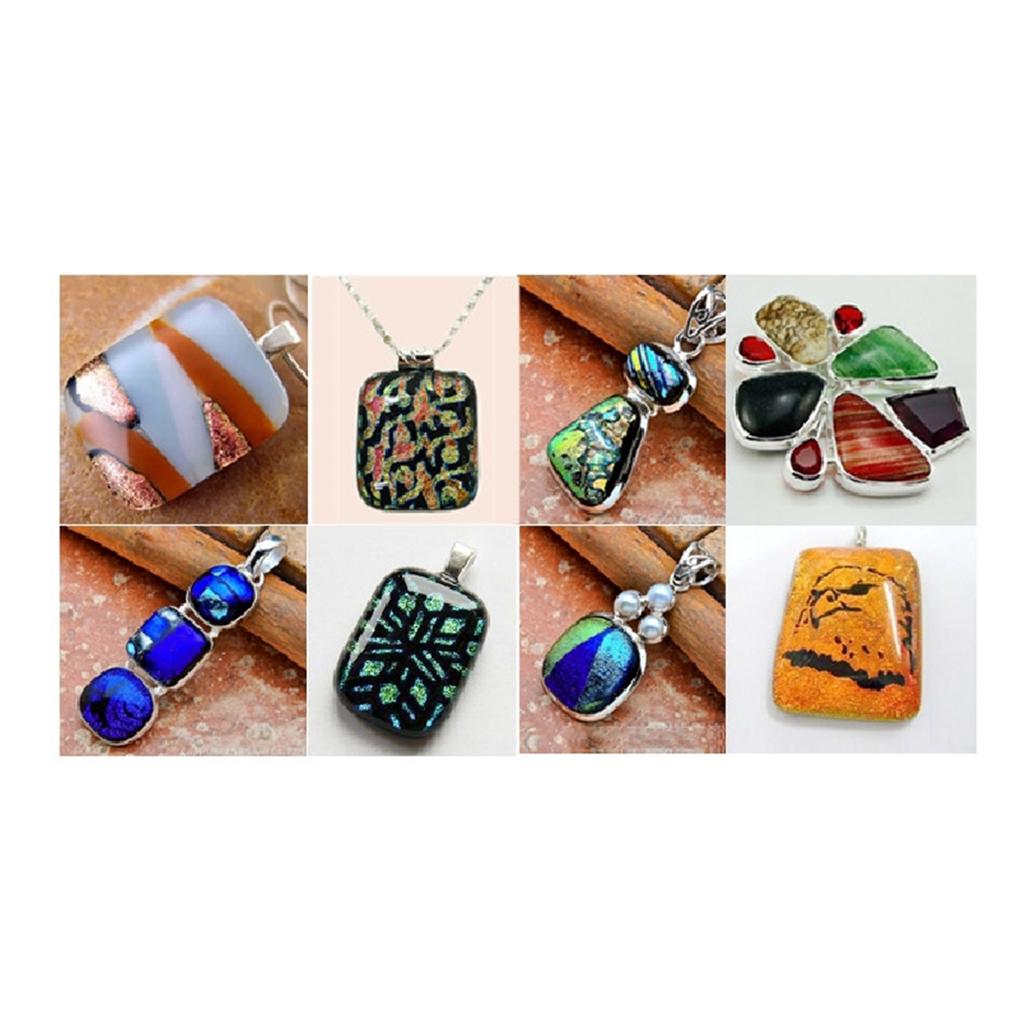 7 штук листов стекла ярких цветов Высококачественные листы фьюзингового стекла для творческих DIY и домашних ремесленных занятий