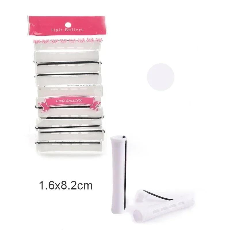 10 шт. Холодная завивка Бигуди Ролики Пластиковые Полые Без нагрева Бигуди Мягкая Завивка Стержень Вытяжной Сердечник Ленивые Локоны Гибкие Стержни