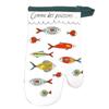 [R6587] - Multicolored 'Fish' Oven Glove (like Fish . . . ) - 28x14cm