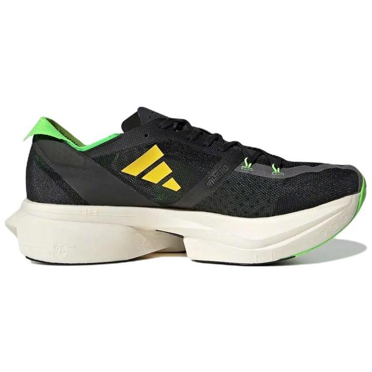 adidas Adizero Adios Pro 3 'Core Black Solar Green' Мужские GX6251