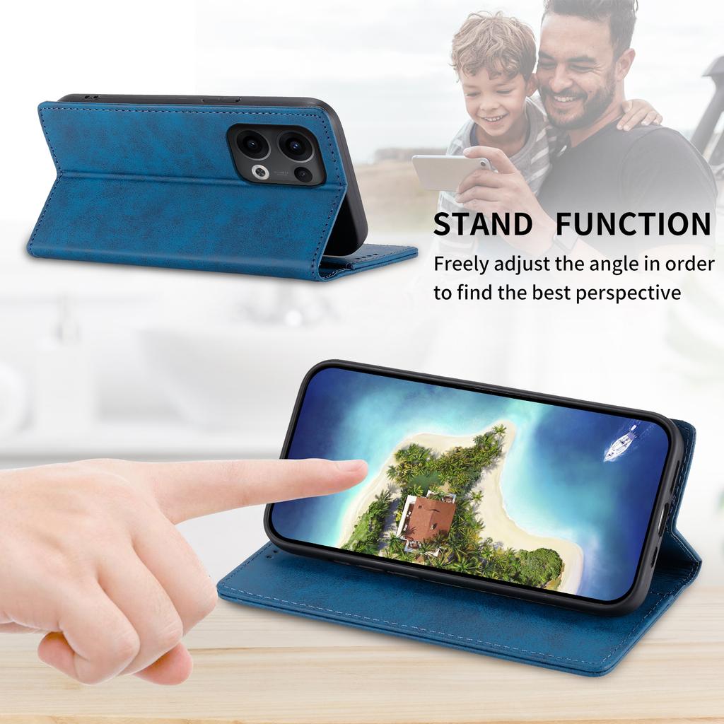 DF-05 For Oppo Reno13 5G (Global) Wallet Case RFID Blocking PU Leather Phone Cover