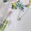 Серьги и колье Avance Flower Stone с цирконием для женщин (Ожерелье)