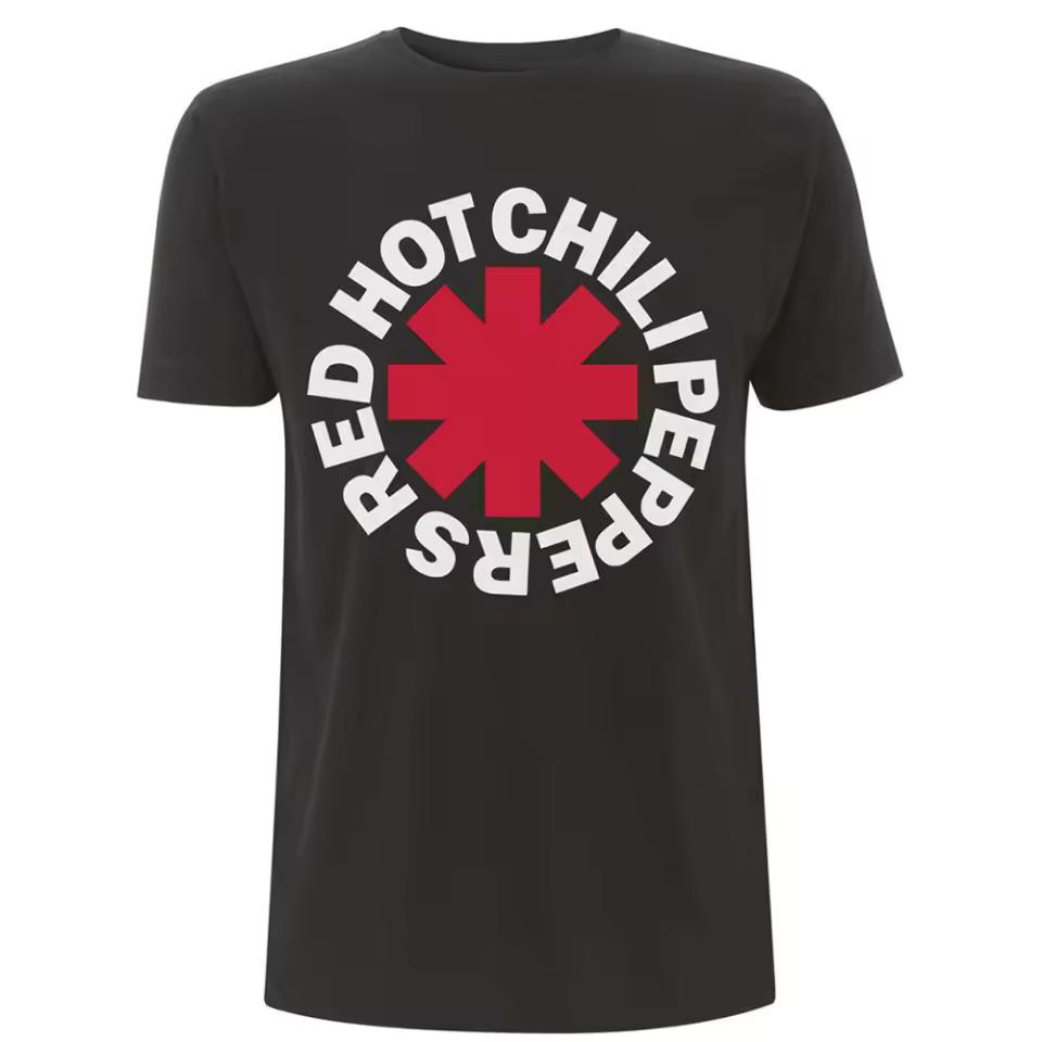 Classic Art Red Hot Chili Peppers Band T-Shirt 100% Cotton Graphic Tee Men Women Summer Streetwear Top