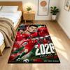 Cristiano Ronaldo Area Rug Suitable for Outdoor Foyer Dining Room Bedrooms Antislip Carpet Decorate Offices Best for Christmas