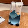 Mountain Valley Camping Art Case For Samsung A57 A37 A17 A56 A36 A26 A16 A55 A54 5G S21 FE S22 S23 S24 S25 Plus S26 Ultra Clear Soft Cover