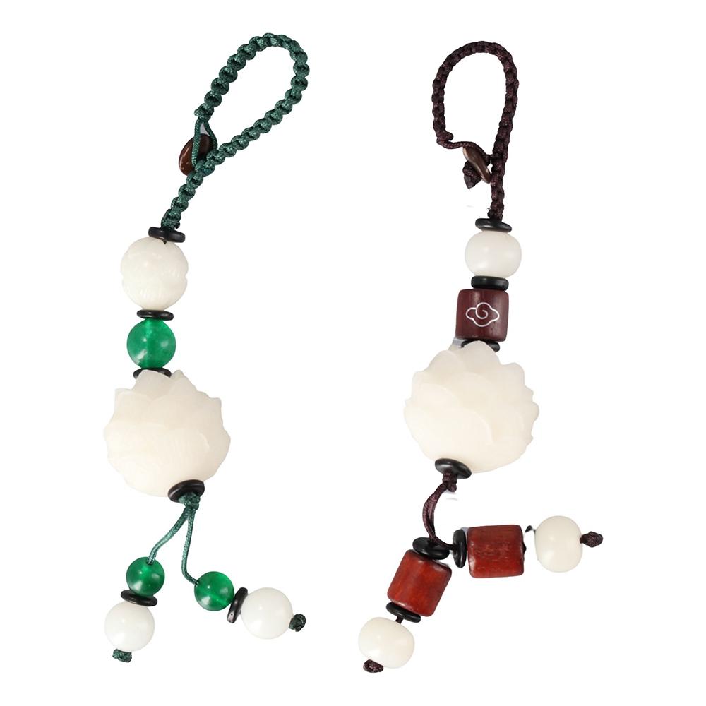 Подвесной ремешок для телефона с защитой от потери, ремешок для мобильного телефона, брелок для ключей от машины в виде лотоса Бодхи, брелок для ключей