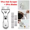 1Pcs Multi-function Glass Ceramic Hob Scraper Cleaner Remover With 5Pcs Blade or 10Pcs Blade For Cleaning Oven Cooker Tool