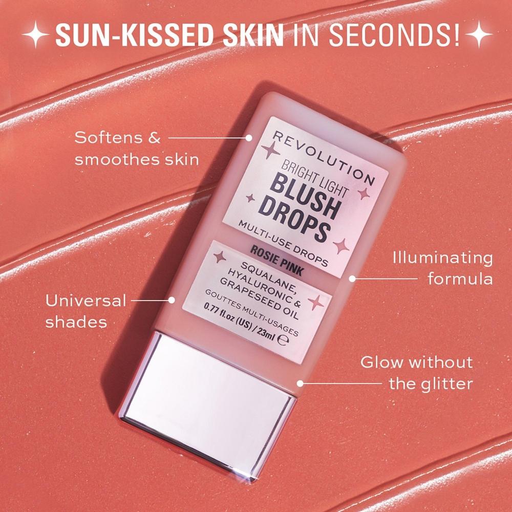 Капли румян Makeup Revolution Bright Light 0,77 унции