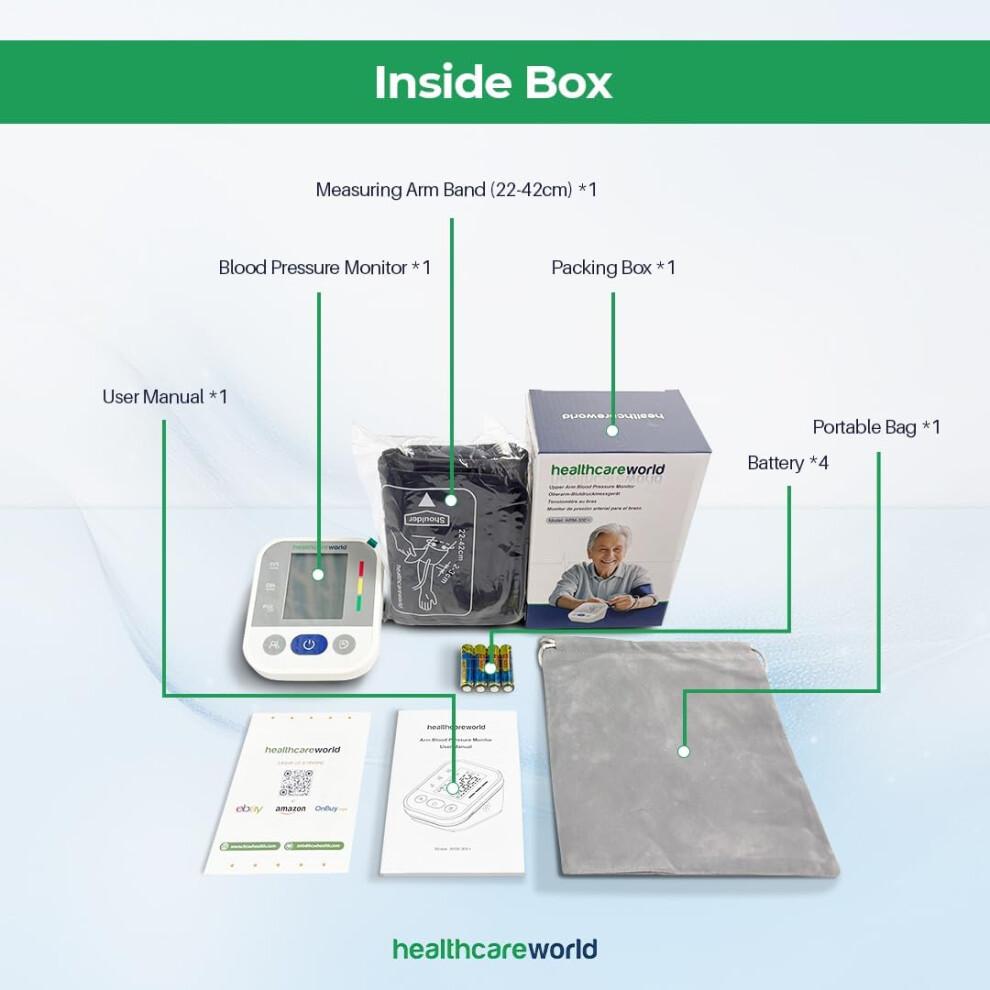 Upper Arm Digital Blood Pressure Monitor & Cuff