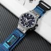 Высококачественный ремешок для Casio B100 Steel Heart GST-B100/w300/400g/s310 Модифицированный нейлоновый ремешок Водонепроницаемый ремешок Черный Синий