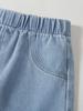 Single-pack girls' casual, comfortable, versatile, cute lace-trimmed denim shorts