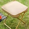 Portable Folding Stool for Outdoor Camping Fishing Train Trip with Lightweight Aluminum Alloy Frame