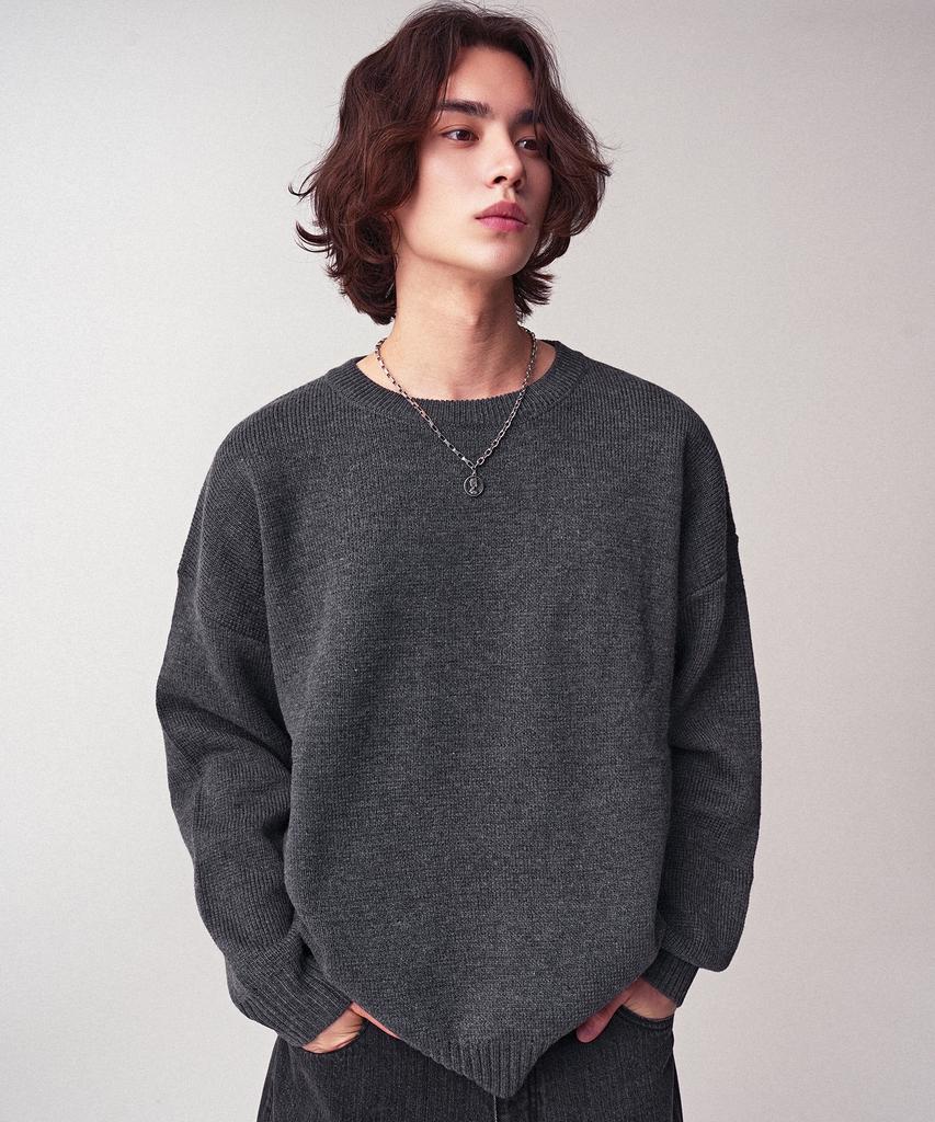 AVANDRESS Моющийся джемпер с круглым вырезом Hachi Knit_8Цветов