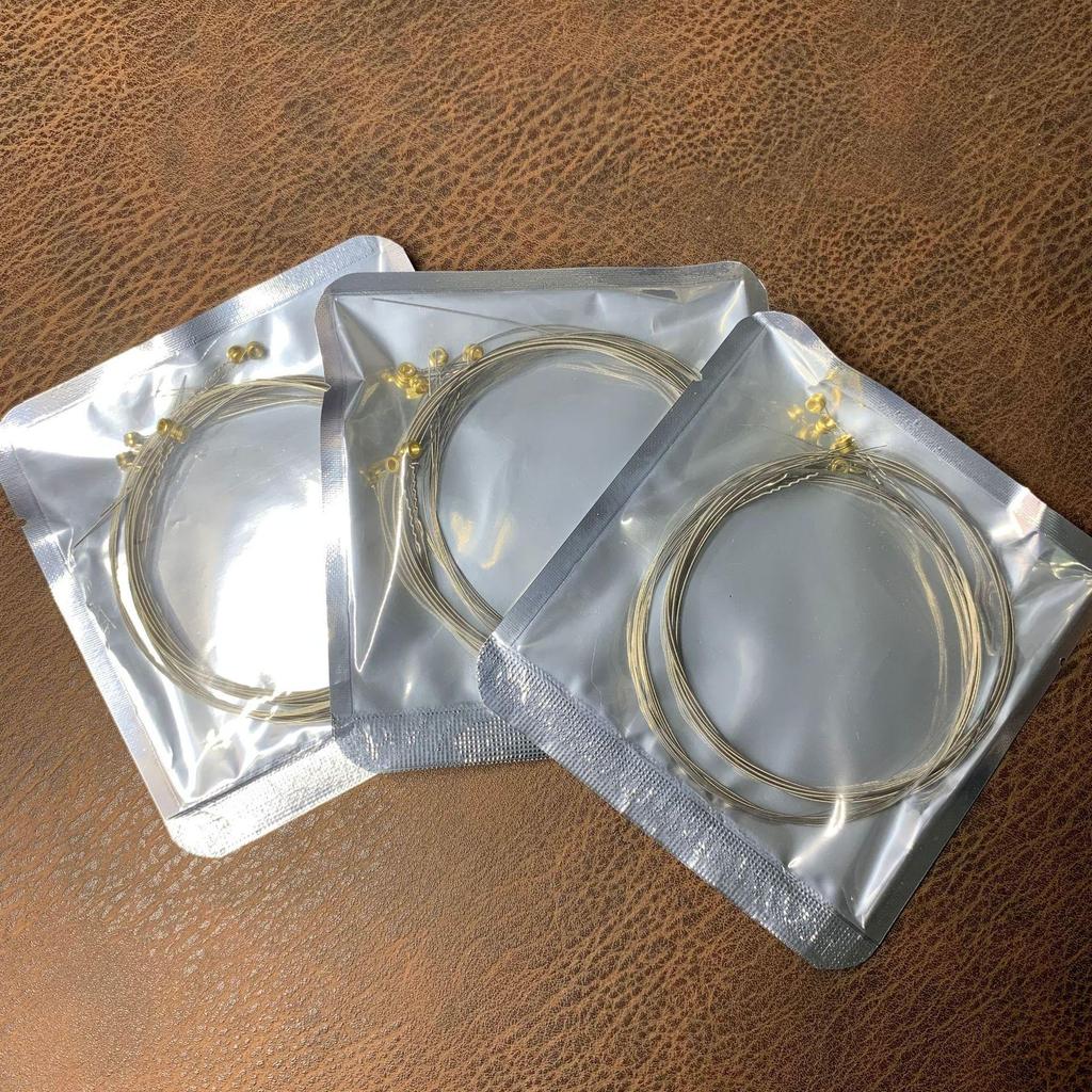 Струны для акустической гитары из фосфорной бронзы - для фолк, классической, электрогитары и бас-гитары, красная медь