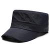 Fashion Hat Summer Flat Top Hat Men's Quick Drying Breathable Perforated Light Board Shade Sun Protection Hat Outdoor Simple Versatile Hat