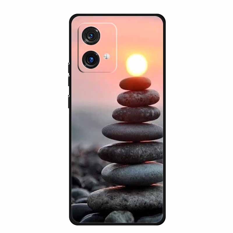 Для Motorola Moto G84 G54 5G Чехол Модный Мягкий Силиконовый Чехол из ТПУ Чехлы для Телефона для Moto G54 MotoG84 2023 Оригинальный Новый Тигр Capa