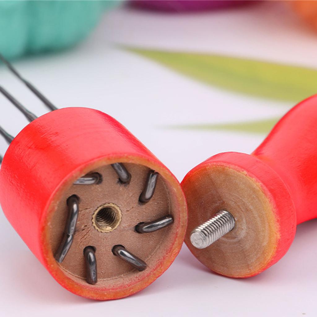 Needle Felting Supply for Beginner Professional Wool Felting Tool with Wool Felting Needle Wood Handle Finger Cots