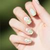 European And American Manicure, Simple, Small And Fresh Collection, Pastoral Style, Cute Puppy Flowers, Short Armor