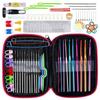 100PcsSet Sweater Knitting Tool 22 Metal Crochet Set Needles Sewing Tools Kit with DIY