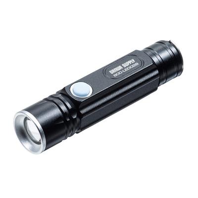 Светодиодный USB-фонарик Sanwa Direct Max 180 5, перезаряжаемый, водонепроницаемый, люмены, режимы, совместимый с магнитным/подвесным креплением, компактный, 800-LED028 (1 шт.)