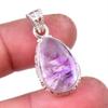Natural Cacoxenite Gemstone 925 Solid Sterling Silver Jewelry Pendant 1.25" J7i33