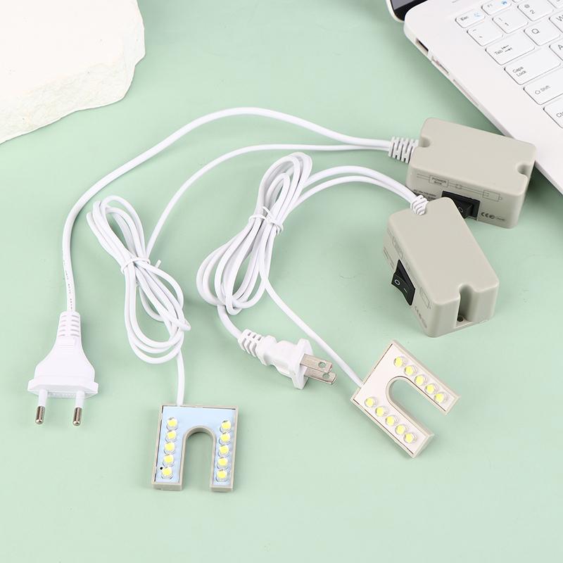 Eu/U Plug 10 Led швейная машинка свет U-образный промышленный светильник магнитный рабочий свет для сверлильных станков верстаки