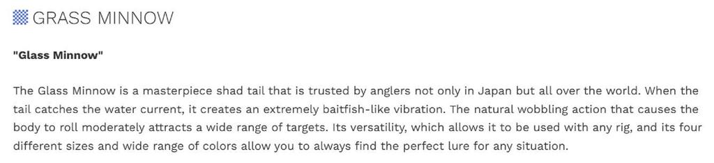 Sale Ecogear Soft Lure Grass Minnow M 2-1/2 Inch 10 piece per pack 553 (5953)