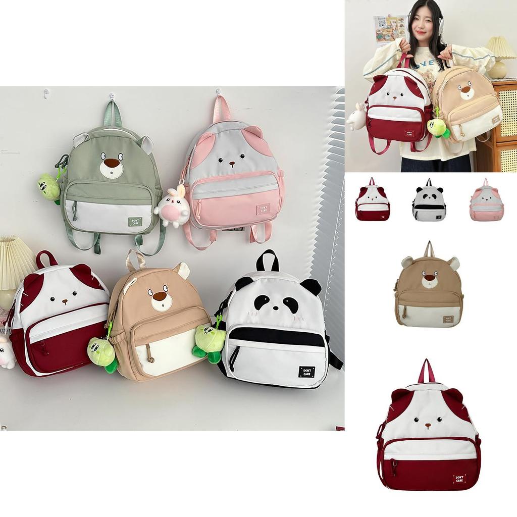 Adorable Japanese Cartoon Bear Backpack Large Capacity Cute Colorful Design For School