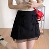 Private Fashion Short Skirt With Lace Patchwork High Waist For Plus Size Women