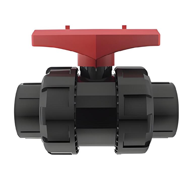 UPVC Union End Plumbing Part, Double Union Control Component for Hard Pipe Service Design and Management Use Tasks