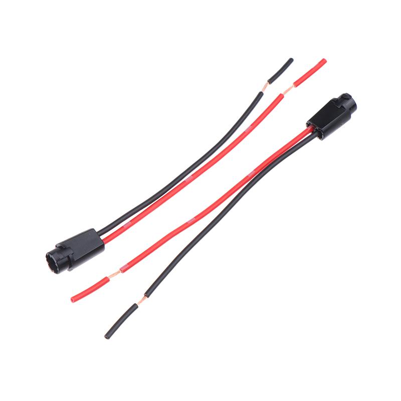 5 шт. Патрон для светодиодной лампы T5 для 1,2 Вт W3W Габаритный свет Патрон для приборной панели Светодиодная лампа T5 Штекер Удлинительные кабели Жгут проводов