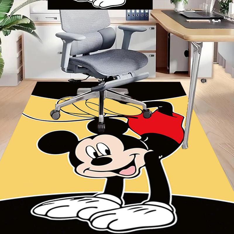 Mickey Mouse Action Carpet For Playroom Bedroom Living Room Sofa Home Decorkids Game Area Rug Nonslip Floor Mat
