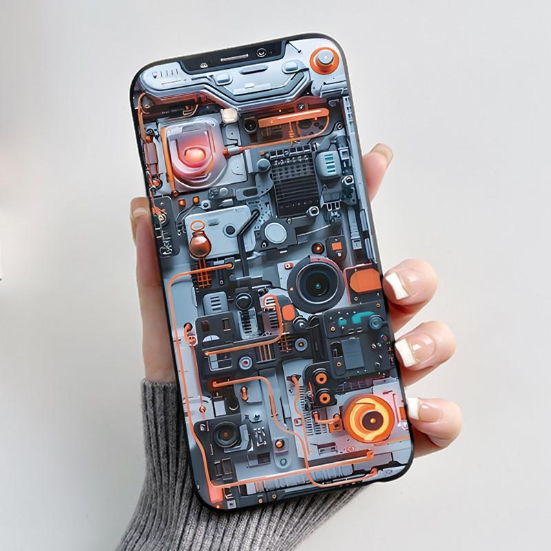 Корпус Для Nokia 106 2G 2023 106 4G 2023 Чехол Эстетичный Роскошный Милый Крутой Мальчики Девочки Мягкий Силикон Черный Матовый Чехол-Бампер для Телефона
