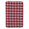 Reusable Washable Pad An Absorbent Pad For Elder Baby Incontinence Pad 3 Layers Red Plaid