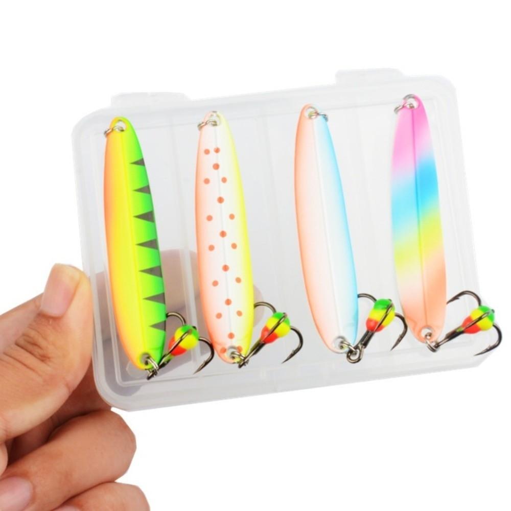 Micro Size Ice Fishing Lure 16g Weight Spoon Shape Lure Fishing Gear Lure Freshwater Fishing