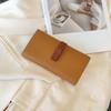 / Новая коллекция Head Layer Leather Long Style Color Blocked Wallet Натуральная кожа Женский кошелек Универсальный кожаный зажим