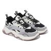 Fila Крошечные Rumble V2 Удобные повседневные амортизирующие износостойкие низкие кеды Унисекс кроссовки Черный Белый Серый 1JM02757F_021